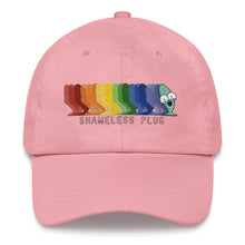 Load image into Gallery viewer, Shameless Pride Plug Dad hat
