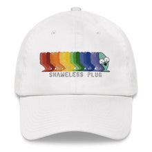 Load image into Gallery viewer, Shameless Pride Plug Dad hat
