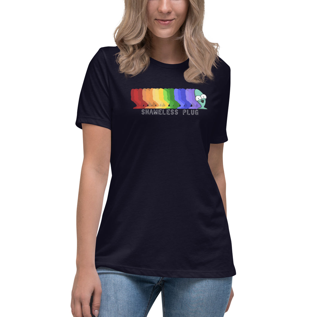 Shameless Pride Plug Women's Relaxed T-Shirt