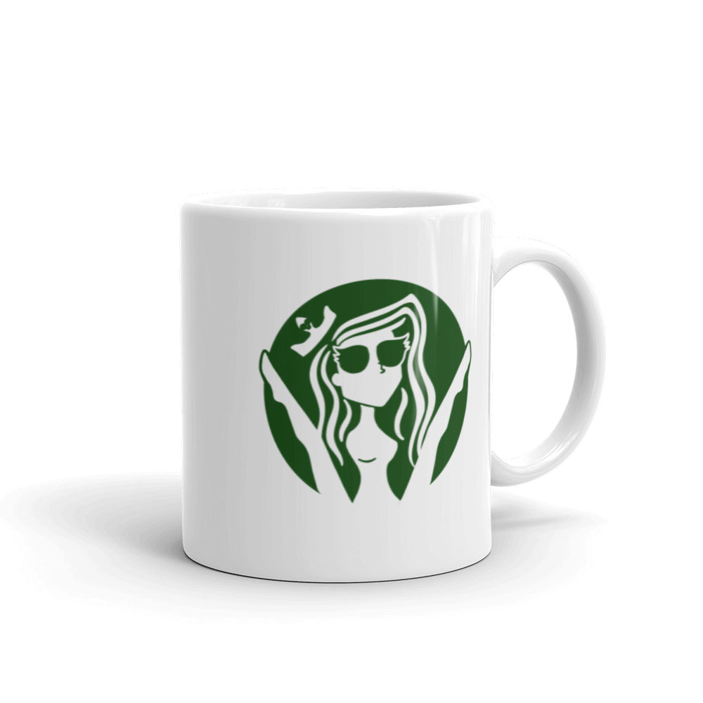 Bucks! White glossy mug